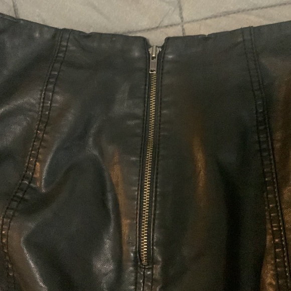 Free People Leather Skirt - Picture 2 of 2